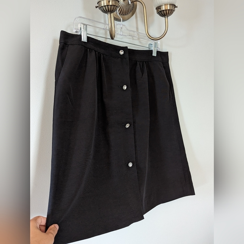 Talbot's A-line Dress with jewel buttons